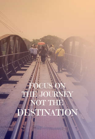 Inspirational quote & motivational backgroundの写真素材