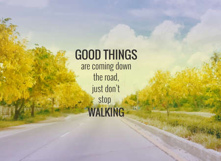 Inspirational quote and motivation backgroundの写真素材