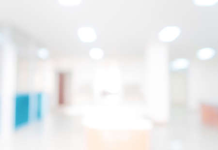 Abstract blurred hospital or clinic backgroundの写真素材