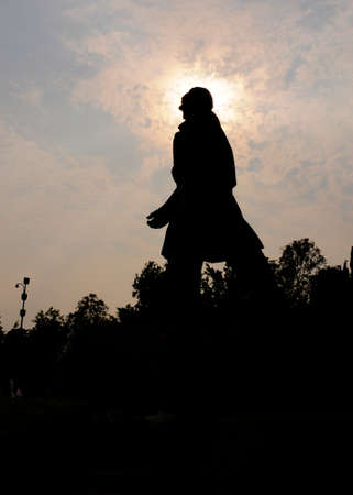 Deng Xiaoping sculptureの写真素材