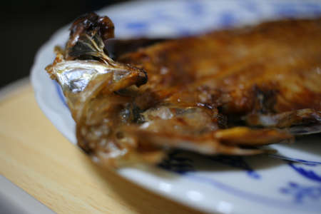 Delicious grilled fish