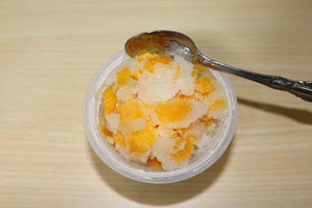 Cold Mandarin Sorbet