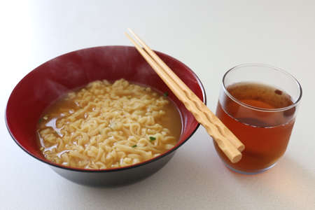 Curry udon with no ingredientsの写真素材