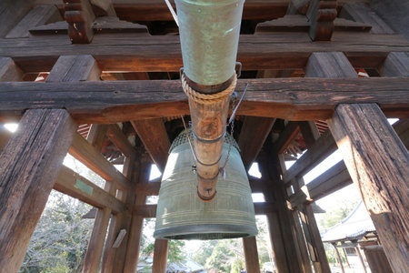Todaiji Temple Bell Tower of Nara Prefecture, which has been recognized as a World Heritage Siteのeditorial素材