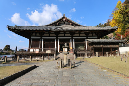 Sanzuki-do Hall in Nara Prefecture, which has been recognized as a World Heritage Siteのeditorial素材