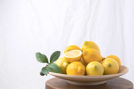 healthy and fresh delicious fruit lemon