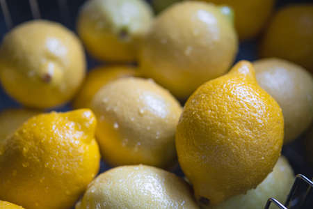 healthy and fresh delicious fruit lemon