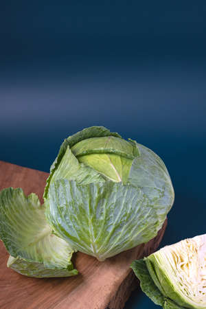 Healthy and fresh tasty vegetables cabbage