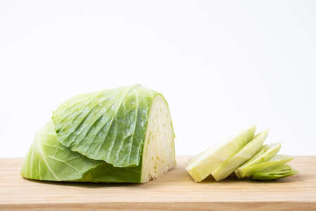 Healthy and fresh tasty vegetables cabbageの写真素材