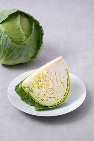 Healthy and fresh tasty vegetables cabbageの写真素材