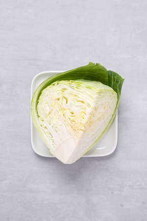 Healthy and fresh tasty vegetables cabbageの写真素材