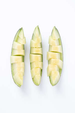 healthy and fresh delicious fruit melonの写真素材