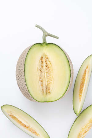 healthy and fresh delicious fruit melonの写真素材