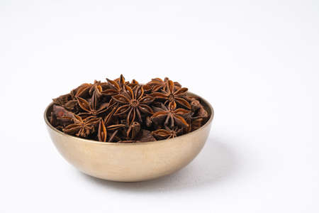 Spices that enhance the taste of food Star aniseの写真素材