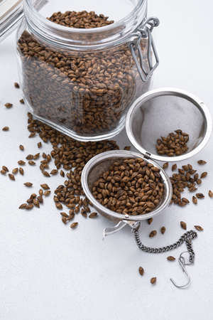 Healthy Warm Barley Teaの写真素材