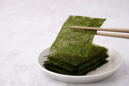 healthy food. seaweed