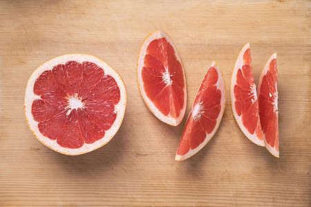 healthy and fresh delicious fruit grapefruitの写真素材