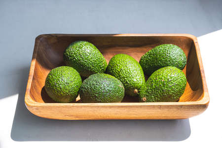 healthy and fresh delicious fruit avocadoの写真素材