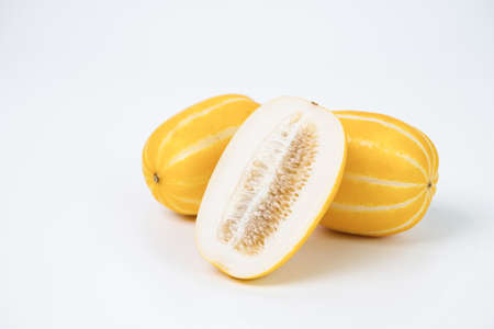 healthy and fresh delicious fruit korean melonの写真素材