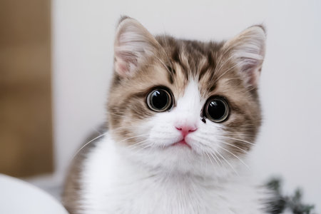 Close up of a catの素材