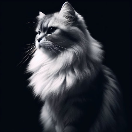 Close up of a catの素材