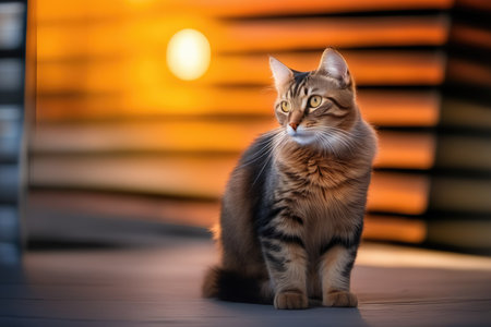Close up of a catの素材