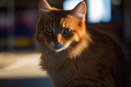 Close up of a catの素材