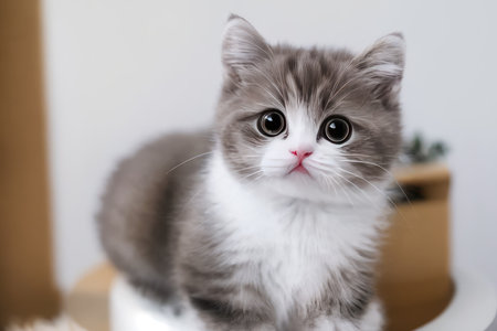 Close up of a catの素材