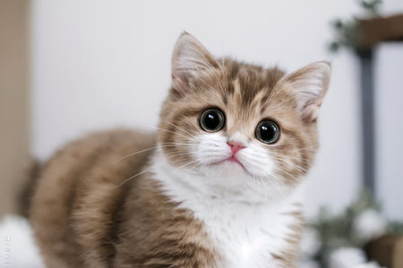 Close up of a catの素材