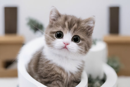 Close up of a catの素材