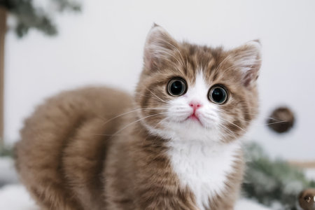 Close up of a catの素材