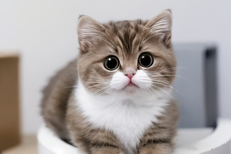 Close up of a catの素材