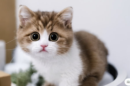 Close up of a catの素材