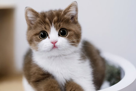 Close up of a catの素材