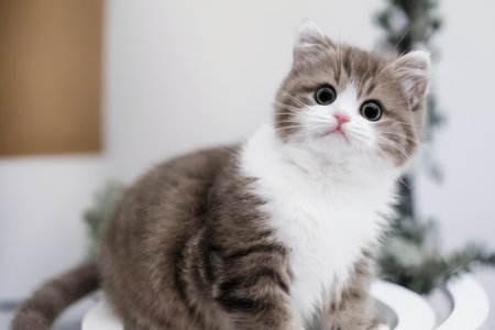 Close up of a catの素材