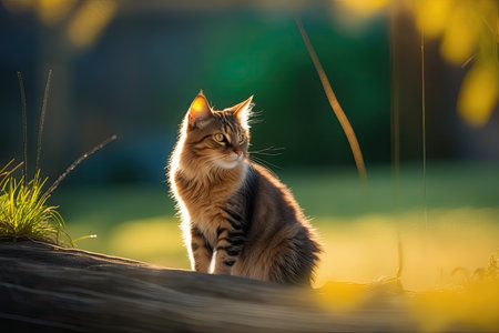 Close up of a catの素材