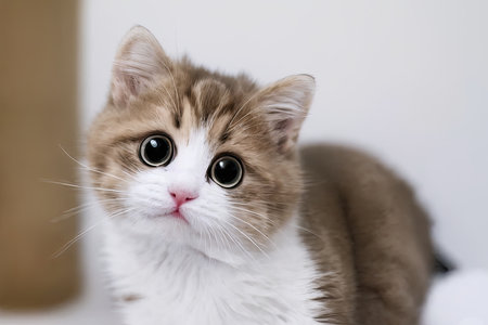 Close up of a catの素材