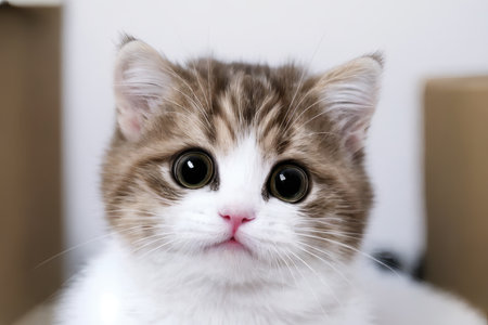 Close up of a catの素材