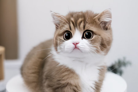 Close up of a catの素材
