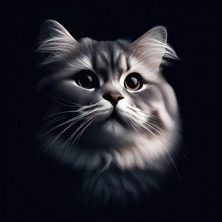 Close up of a catの素材