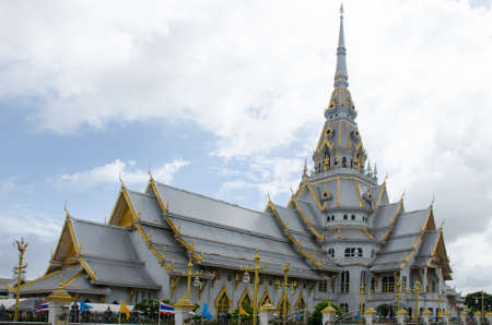 Wat Sothonwararam the temple in thailand is beautifulの写真素材
