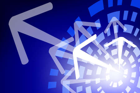 abstract technology cycle arrow