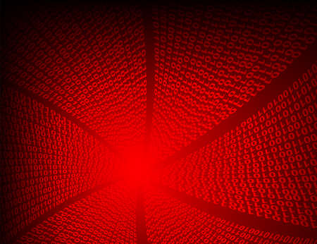 abstract digital code vectorのイラスト素材