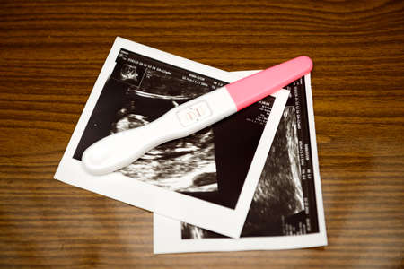 Pregnancy testの写真素材