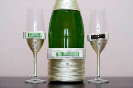 Wedding glassesの写真素材