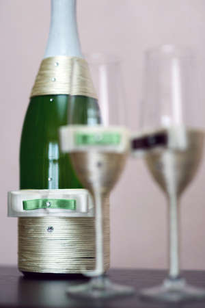 Wedding glassesの写真素材