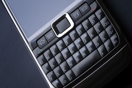 smart cell phone keyboardの写真素材
