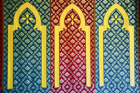 Vintage decorative elements. Islamic pattern design motif, based on Ottoman ornament.の写真素材