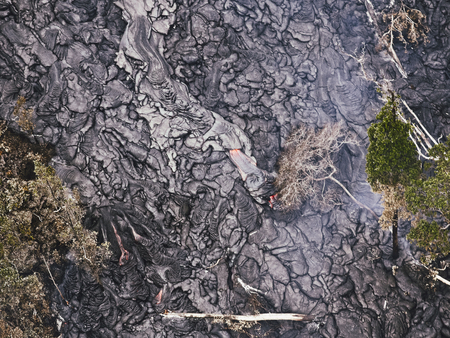 Lava flow at Hawaii Volcano National Park