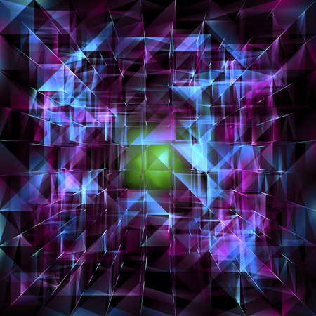 Abstract Geometric Background. High Technology, Data Transfer Conceptの写真素材